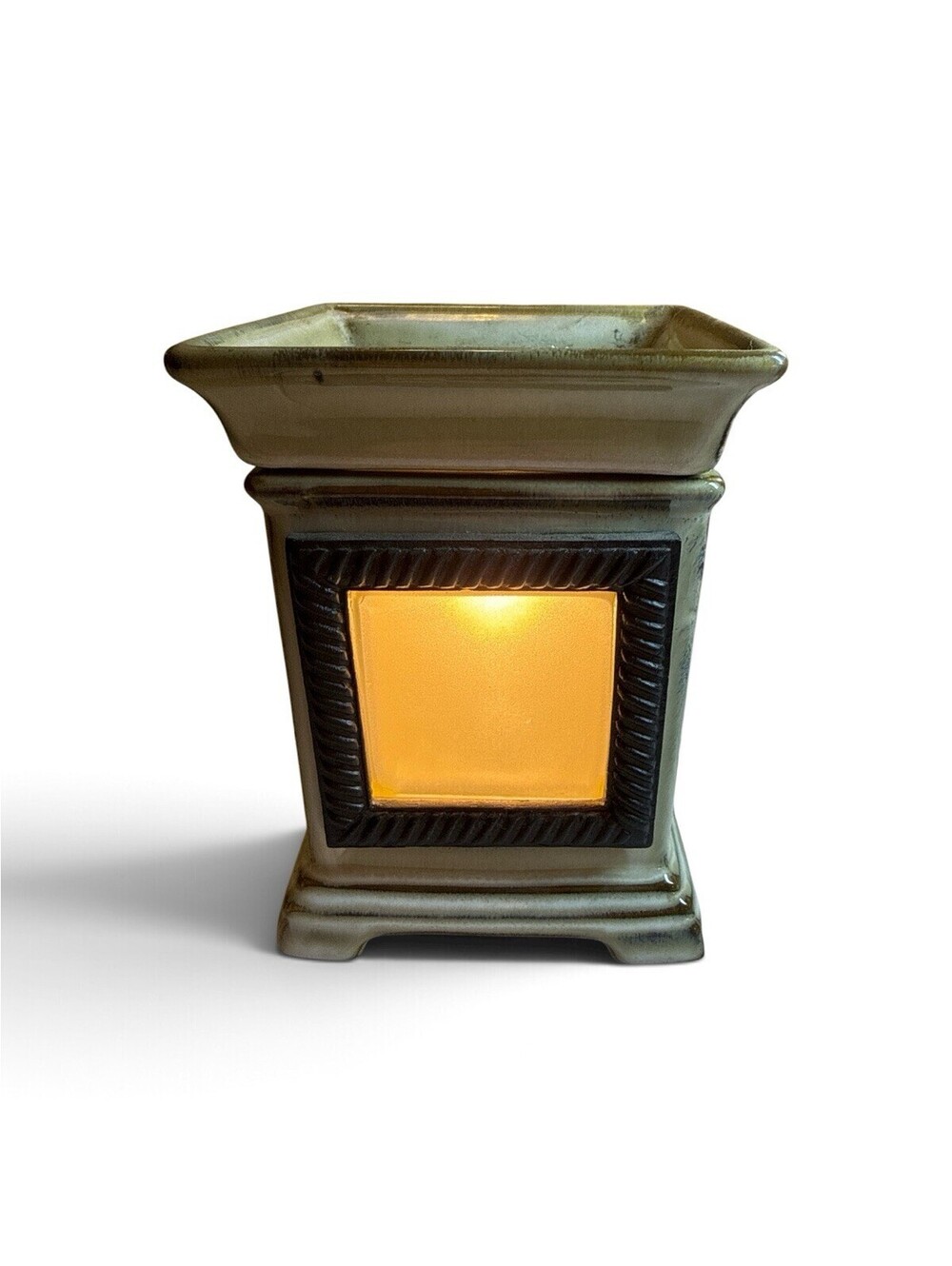 Scentsy Snapshot DSW-SNAP Retired Picture Frame Full Size Wax Warmer 2011 Cream